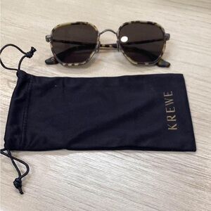 Krewe Pascal matte raw titanium sunglasses in Bengal.
